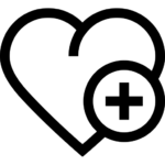 Social commitment logo representing Tesla Radiological Services' dedication to affordable medical imaging and patient support.